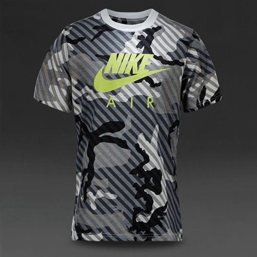Nike Sportswear Seasonal Camo HBR Tee Dust / Dark Grey Heather for Boys